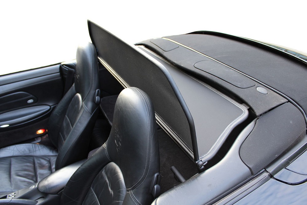 POR491CD Cabriolet wind deflector Porsche 911 Cabriolet (996) 1997-2006 Black (4)