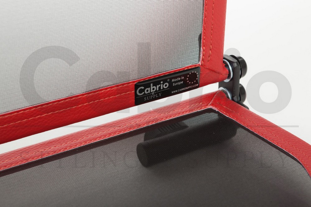 POR591CD Cabriolet wind deflector Porsche 911 Cabriolet (996) 1997-2006 Red (3)