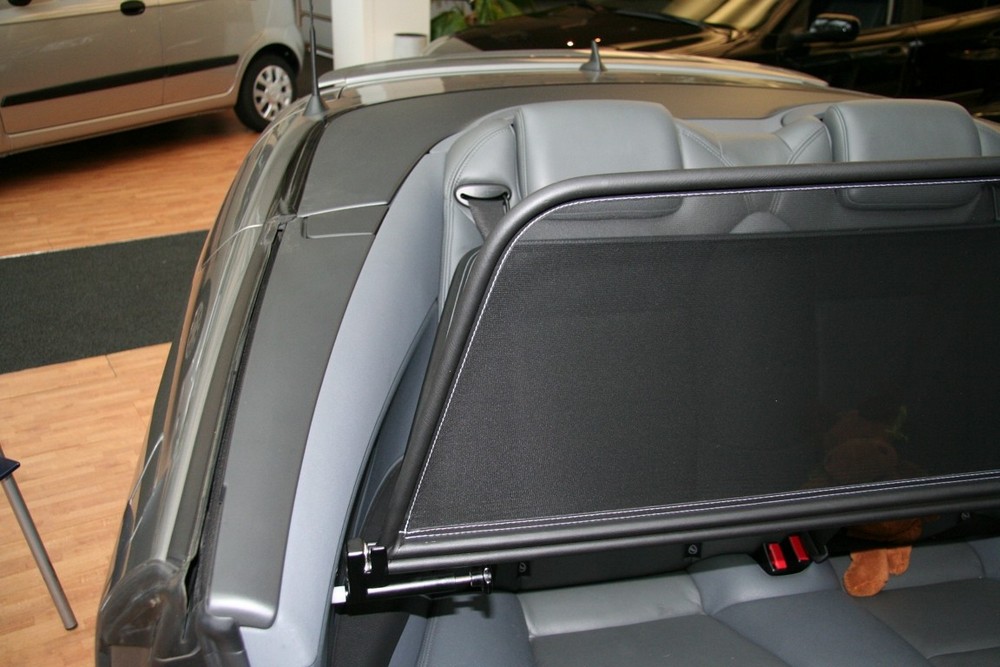 SAA293CD Cabriolet wind deflector Saab 9-3 Cabriolet 2003-2014 Black (10)