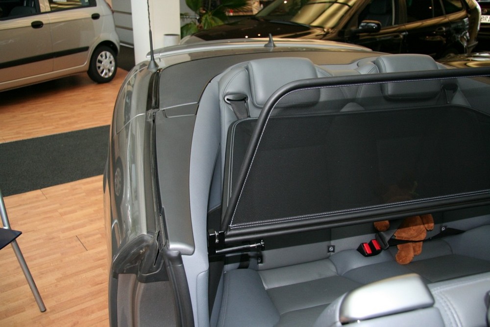 SAA293CD Cabriolet wind deflector Saab 9-3 Cabriolet 2003-2014 Black (14)