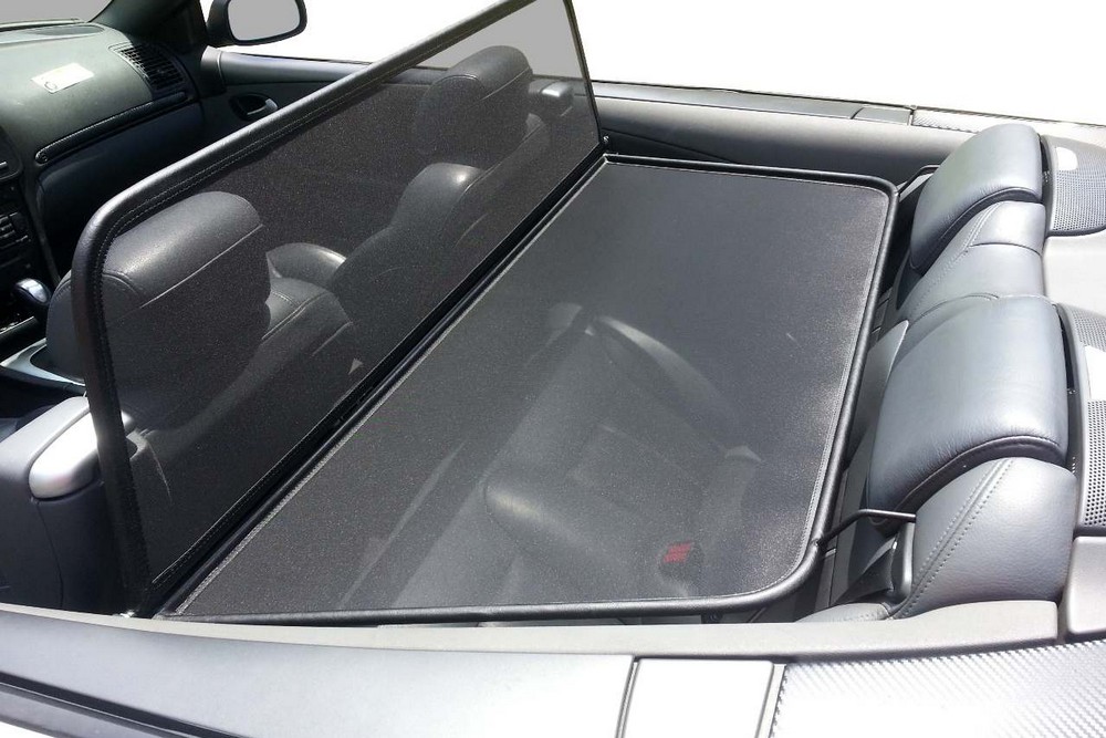 SAA293CD Cabriolet wind deflector Saab 9-3 Cabriolet 2003-2014 Black (4)