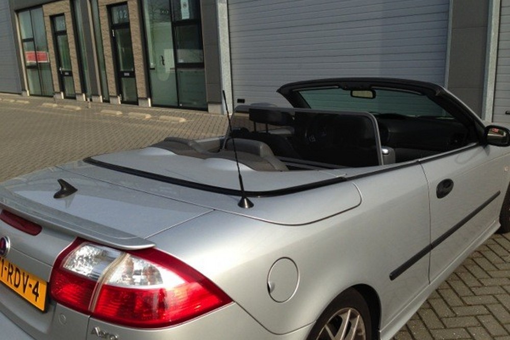 SAA493CD Cabriolet wind deflector Saab 9-3 Cabriolet 2003-2014 Grey (3)