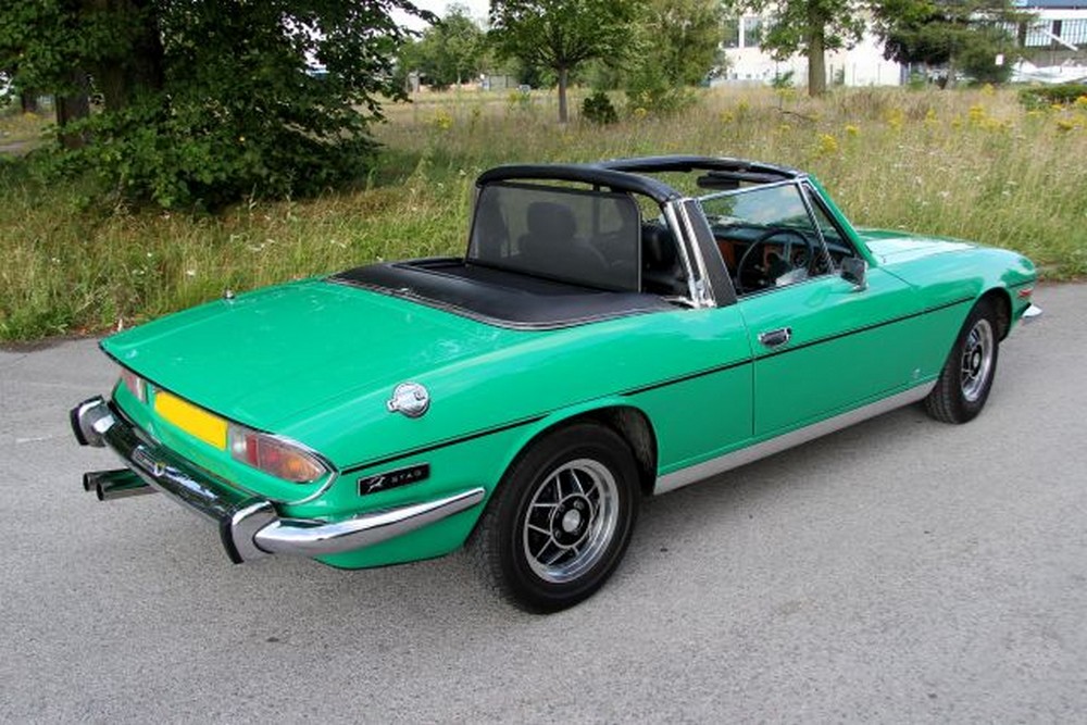 TRI1STCD Cabriolet wind deflector Triumph Stag 1965-1980 Black (6)