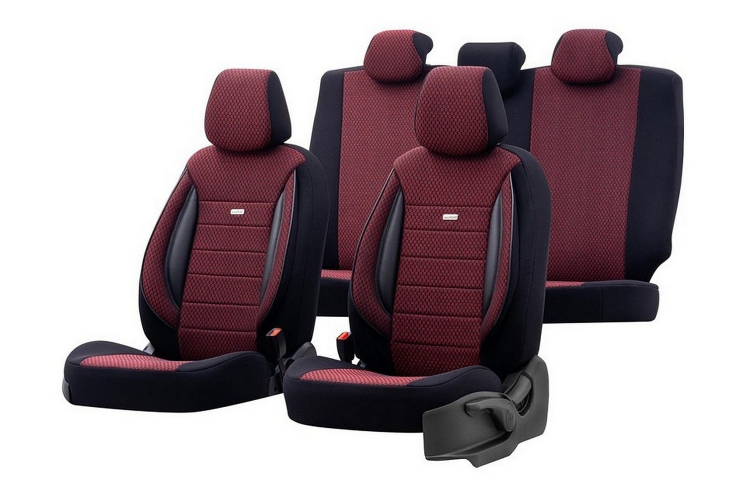 Seat covers universal Sports Black - Grey - Red