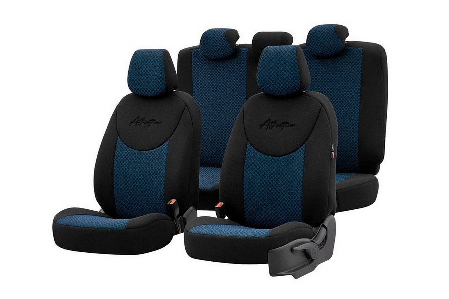 Seat covers universal Attraction Black - Blue