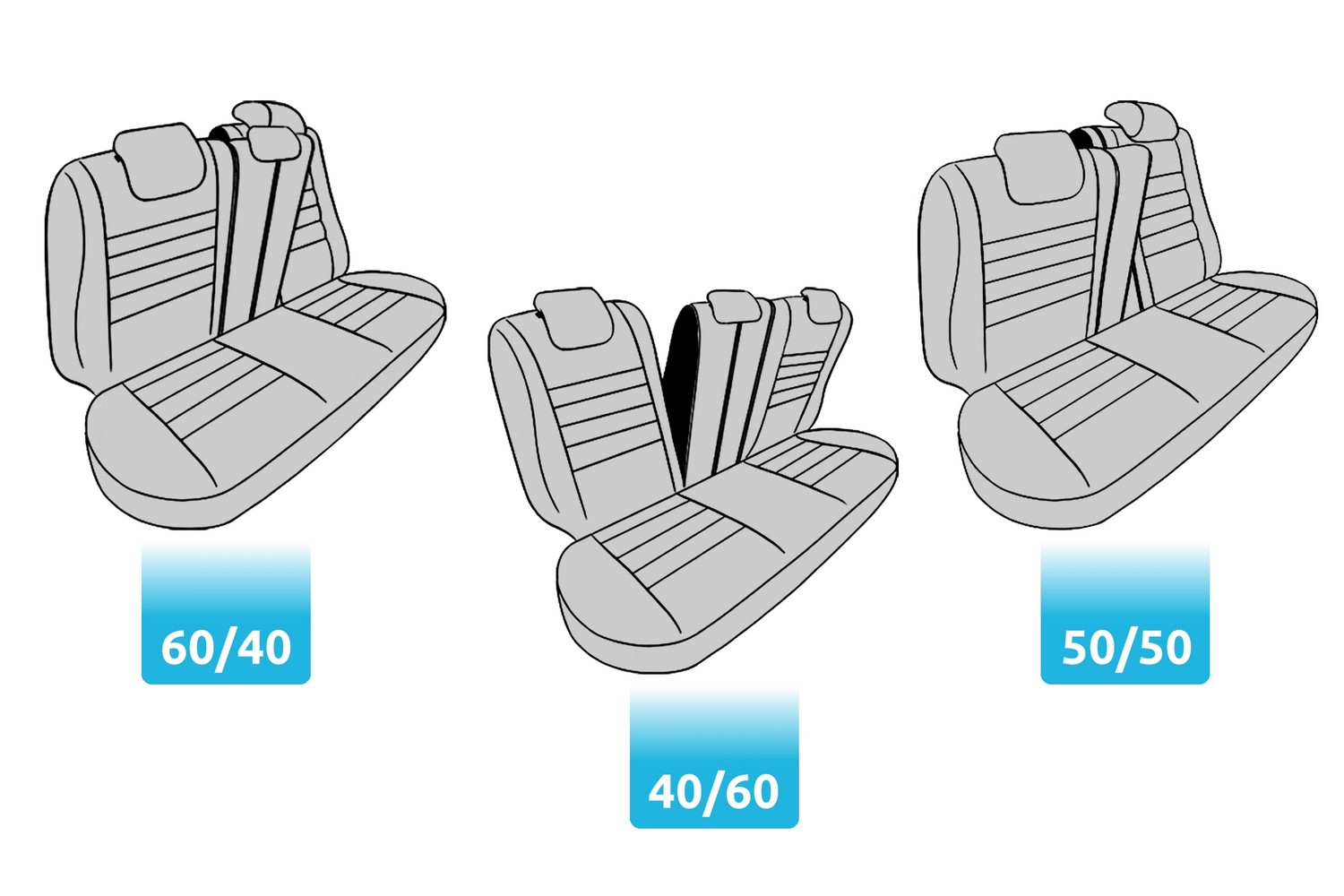 Auto Sitzbezüge Universal Polyester rot-schwarz (Komplett-Set) - CRAFTMAX