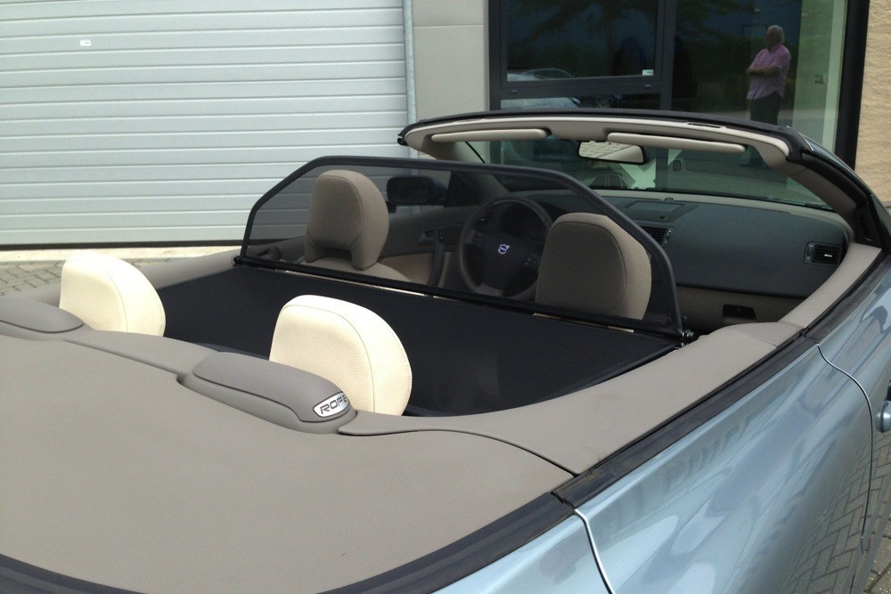 VOL4C7CD Cabriolet wind deflector Volvo C70 II 2006-2013 Black (8)