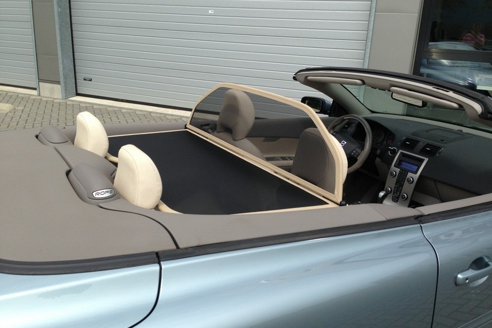 VOL5C7CD Cabriolet wind deflector Volvo C70 II 2006-2013 Beige (10)