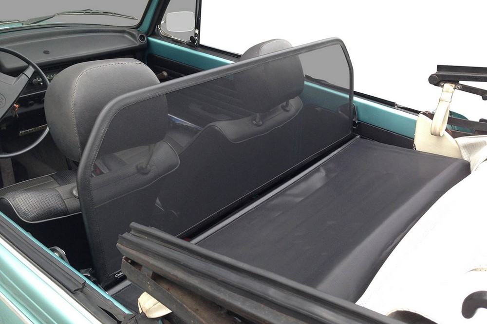 VW1BECD Cabriolet wind deflector Volkswagen Beetle (1302 / 1303) 1968-1981 Black (3)