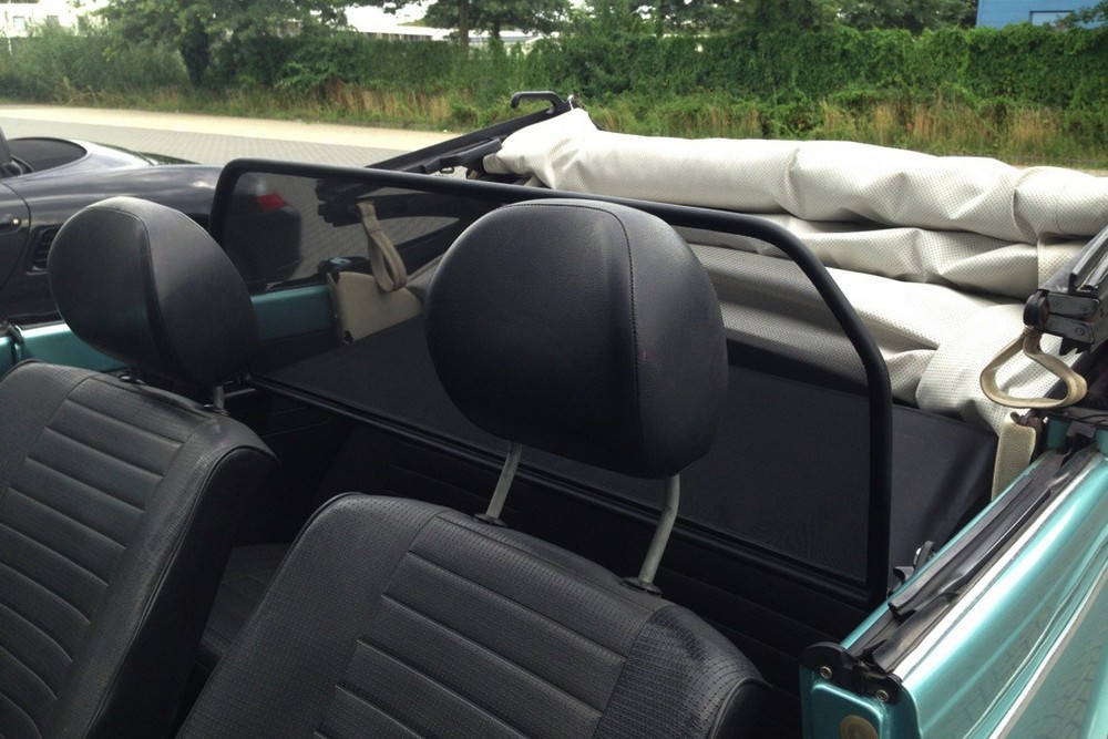 VW1BECD Cabriolet wind deflector Volkswagen Beetle (1302 / 1303) 1968-1981 Black (4)