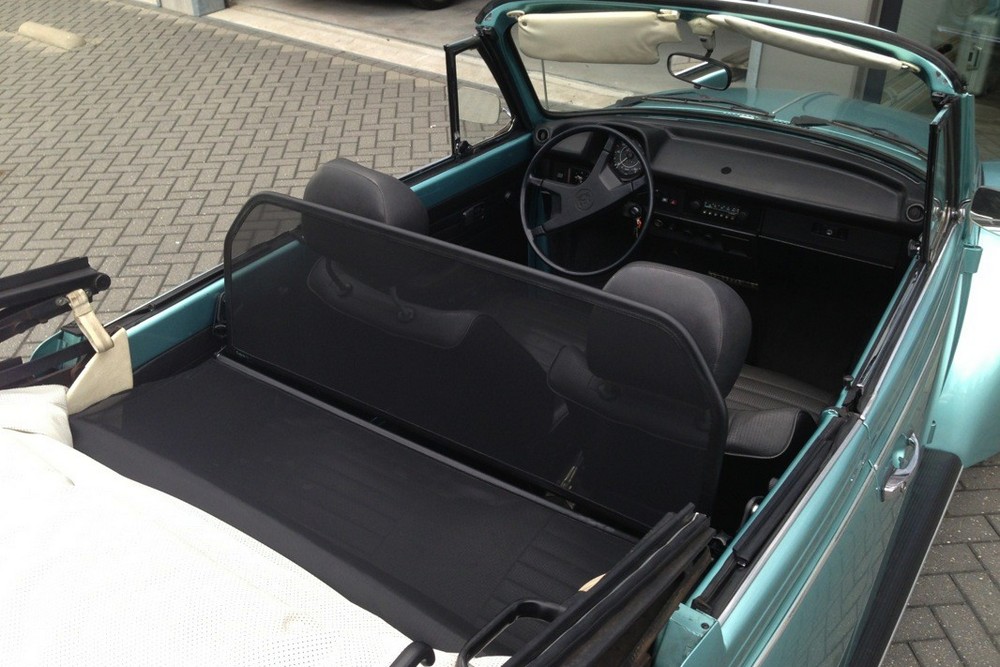 VW1BECD Cabriolet wind deflector Volkswagen Beetle (1302 / 1303) 1968-1981 Black (6)