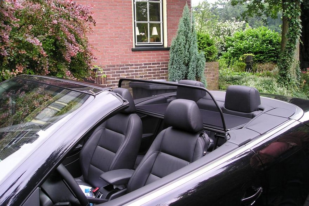 VW1EOCD Cabriolet wind deflector Volkswagen Eos 2006-2015 Black (6)