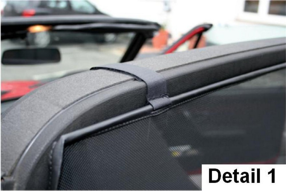 VW1GOCD Cabriolet wind deflector Volkswagen Golf I Cabriolet (Typ 155) 1979-1993 Black (5)