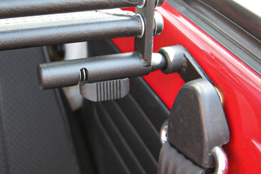VW3BECD Cabriolet wind deflector Volkswagen Beetle (1302 / 1303) 1968-1981 Black (5)