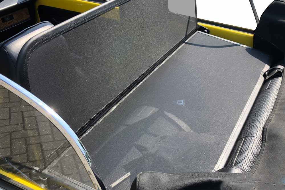 VW3BECD Cabriolet wind deflector Volkswagen Beetle (1302 / 1303) 1968-1981 Black (9)