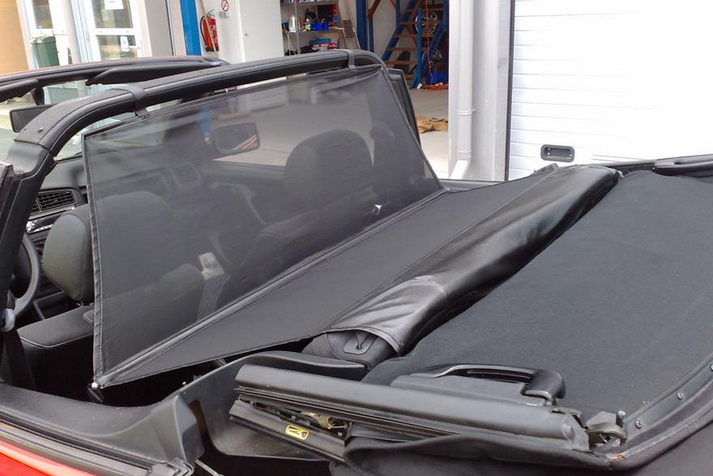 VW3GOCD Cabriolet wind deflector Volkswagen Golf IV Cabriolet (1J) 2001-2002 Black (8)