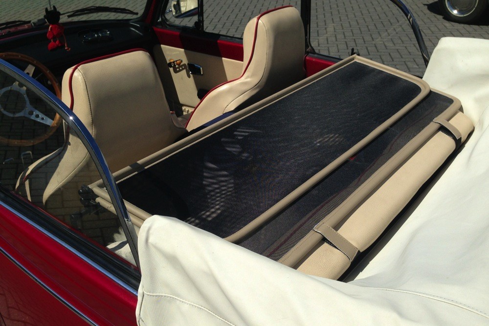 VW4BECD Cabriolet wind deflector Volkswagen Beetle (1302 / 1303) 1968-1981 Beige (7)