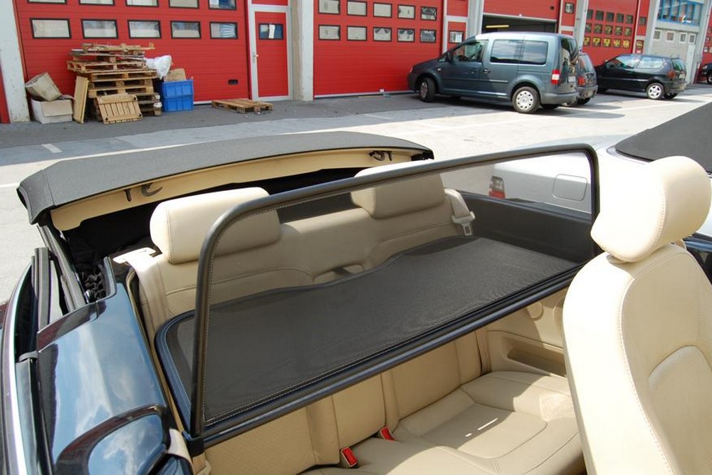 VW9BECD Cabriolet wind deflector Volkswagen New Beetle 2003-2011 Black (4)