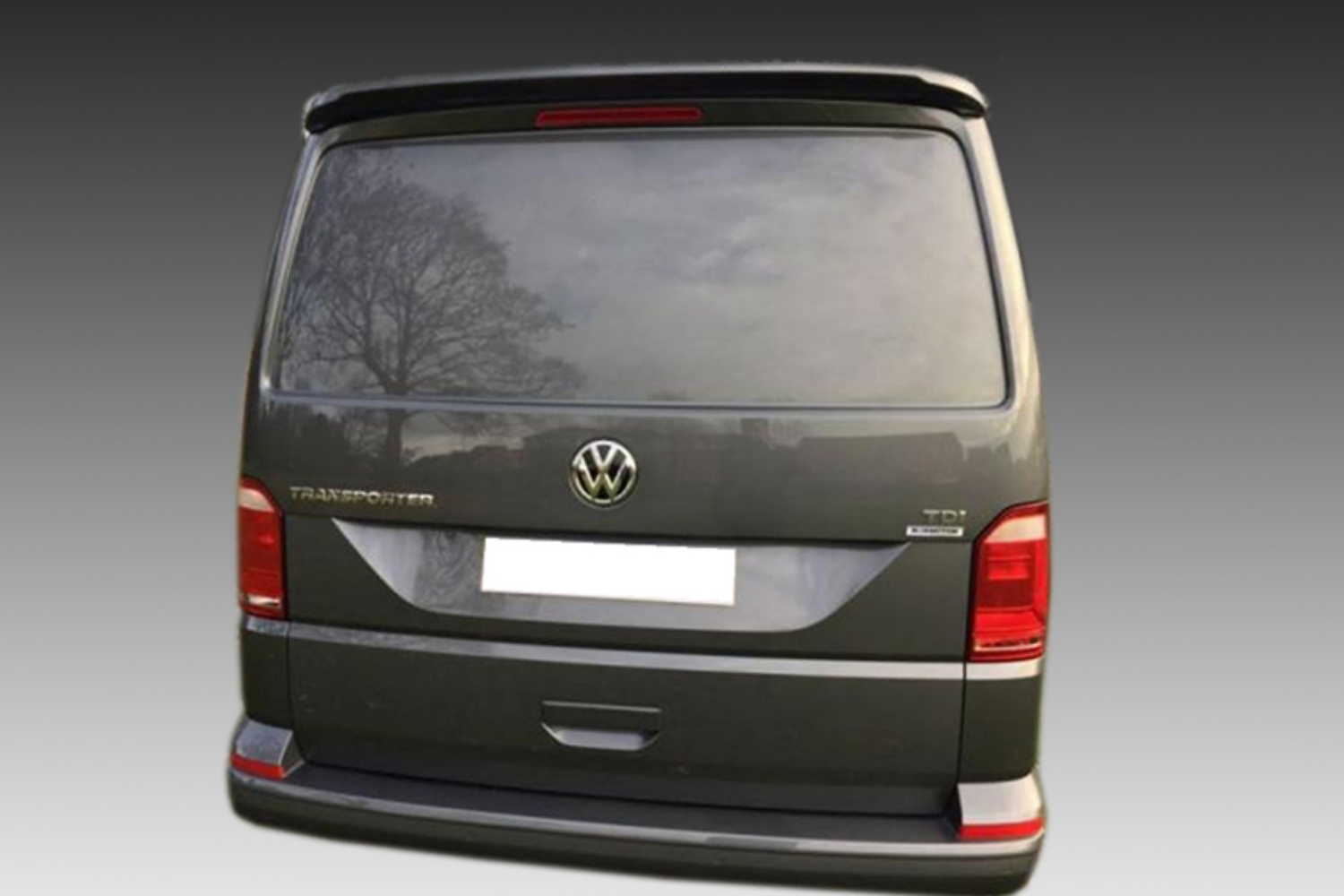PU with hatch Roof spoiler Transporter T6 2015- 