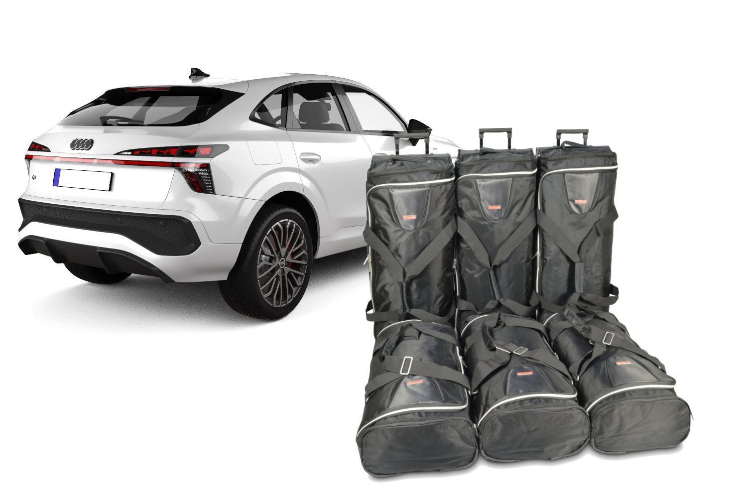 Set de sacs de voyage convient à Audi Q3 Sportback (FJ) 2025-présent 5 portes bicorps Original