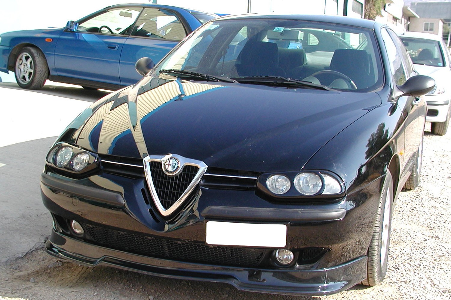 Front spoiler suitable for Alfa Romeo 156 1997-2007 4-door saloon