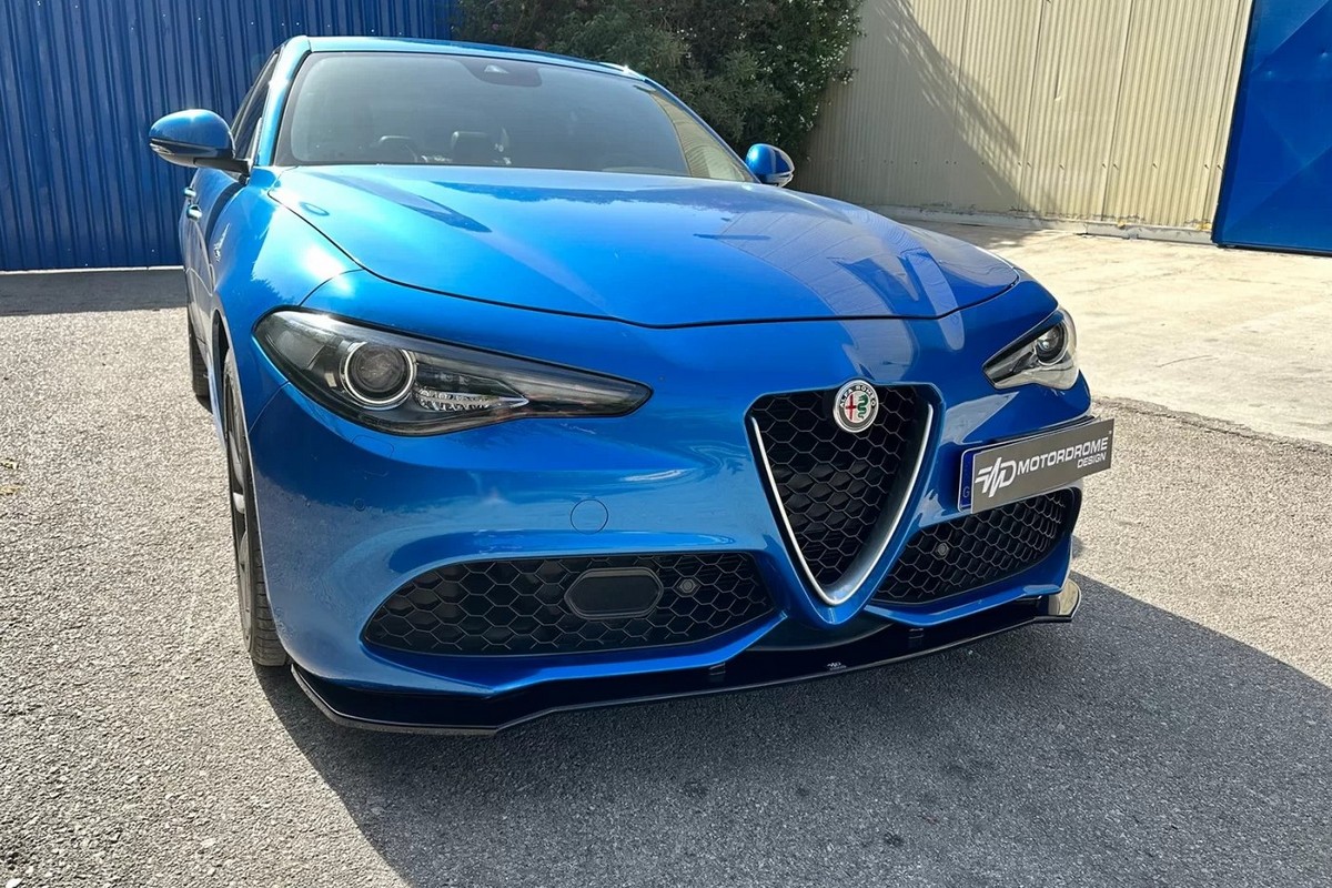 Front spoiler suitable for Alfa Romeo Giulia (952) 2016-present 4-door saloon ABS