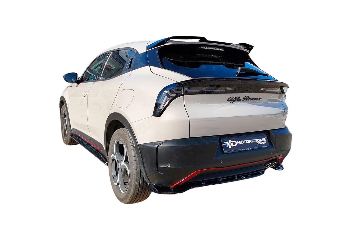 Roof spoiler suitable for Alfa Romeo Junior 2024-present PU - painted (2) Roof spoiler suitable for Alfa Romeo Junior 2024-present PU - painted (2)