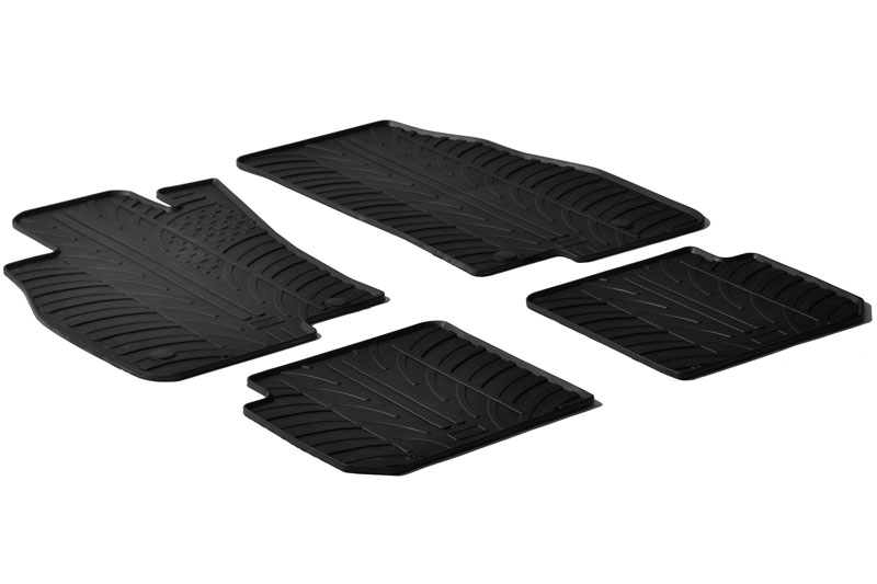 Car mats suitable for Alfa Romeo MiTo 2008-2018 3-door hatchback Rubbasol rubber