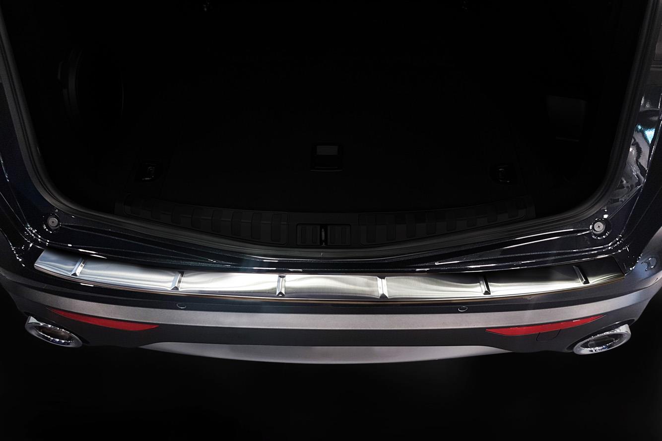 Ladekantenschutz Edelstahl Carbon Optik passend für Alfa Romeo Stelvio ab 2017 