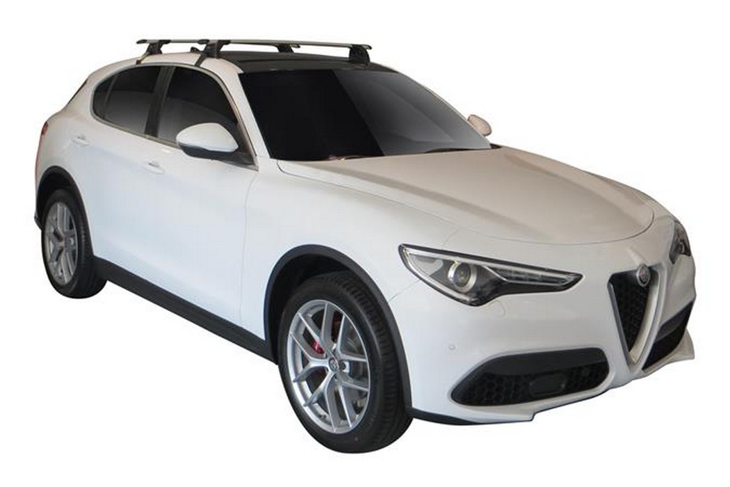 Roof bars Alfa Romeo Stelvio 949 Yakima silver CarParts Expert