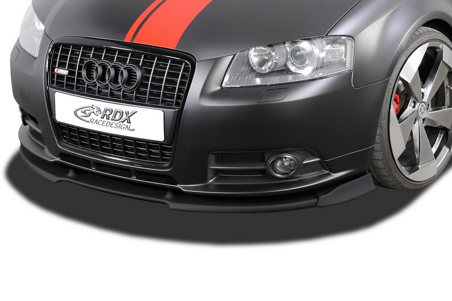Front spoiler suitable for Audi A3 (8P) 2005-2008 3 & 5-door hatchback Vario-X PU