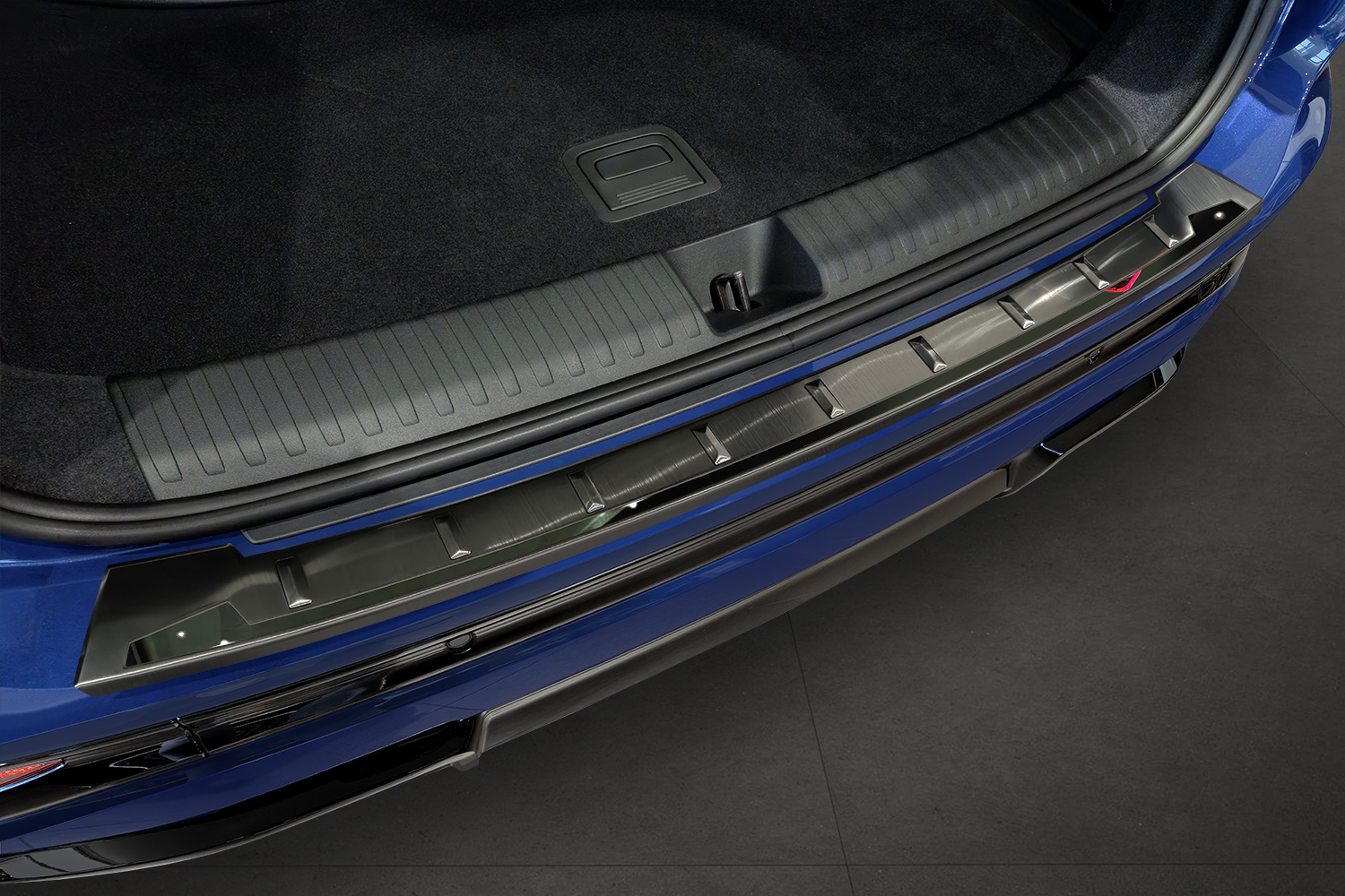 Bumperbeschermer geschikt voor Audi A6 Avant e-tron (GH) 2024-heden wagon RVS geborsteld antraciet