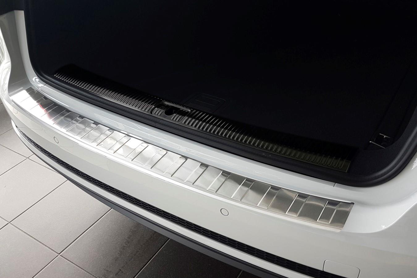 Protection de seuil de coffre Audi A4 Avant (B9) 2015-présent acier inox