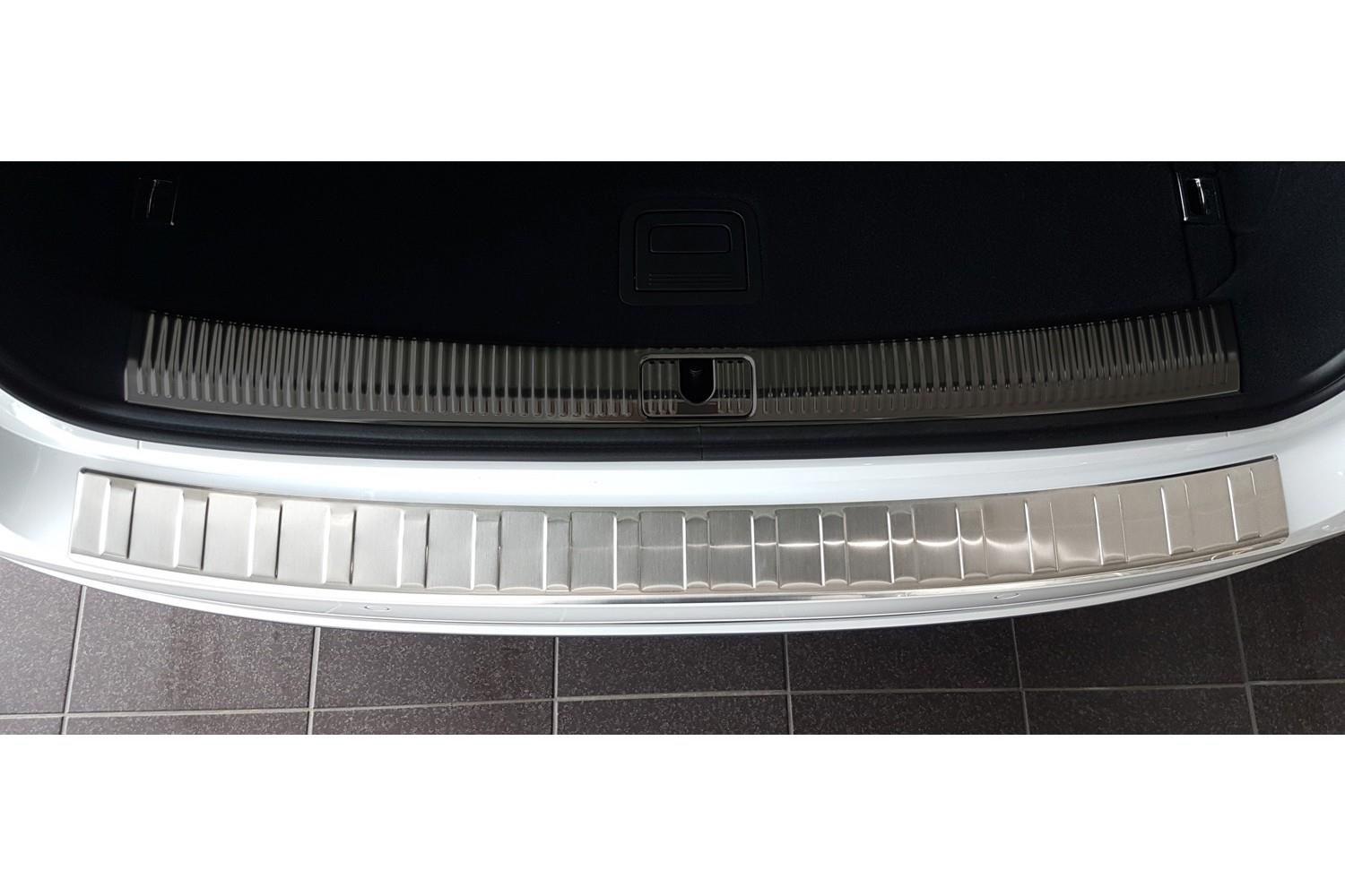 Audi A4 Avant (B9) 2015-> rear bumper protector stainless steel (AUD12A4BP) (3)