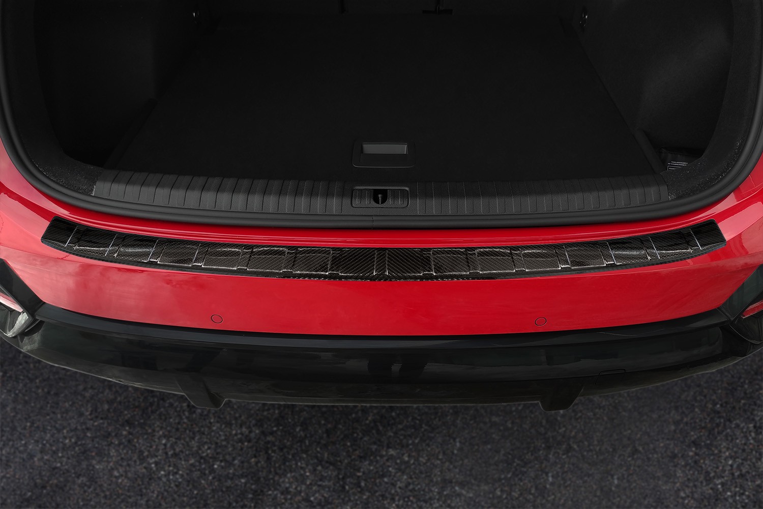 Rear bumper protector Audi Q3 Sportback (F3N) carbon CarPartsExpert