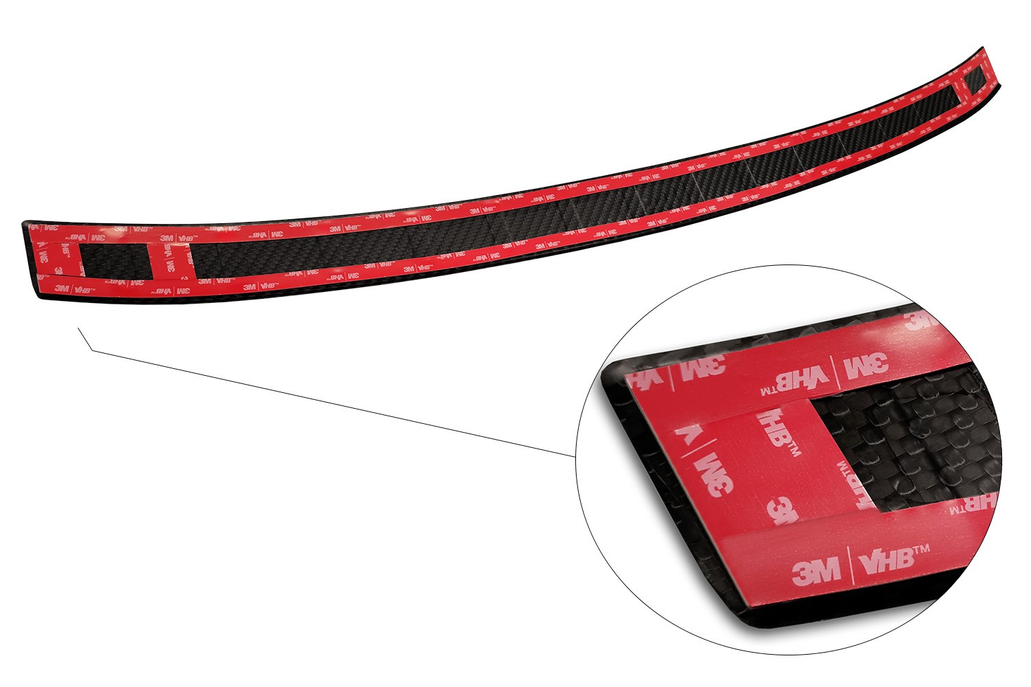 Rear bumper protector Audi Q3 Sportback (F3N) carbon CarPartsExpert