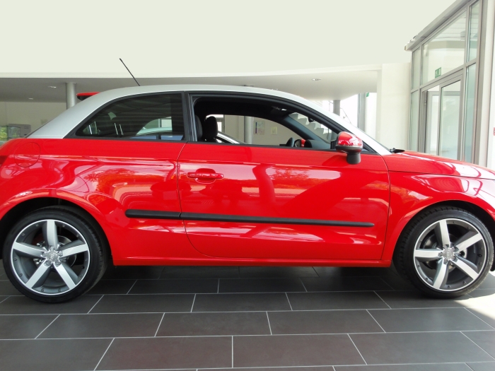 Stootstrips geschikt voor Audi A1 (8X) 2010-2018 3-deurs hatchback set zijportieren