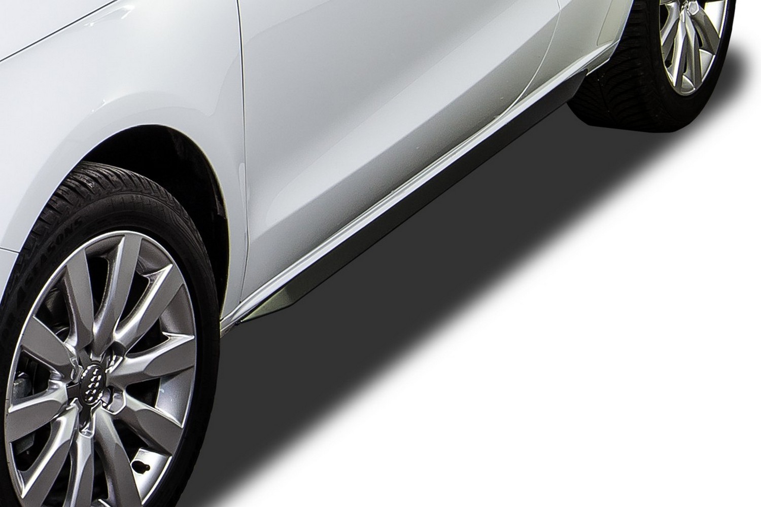 Sideskirts Audi A1 (8X) 2010-2018 3 &#38; 5-deurs hatchback &#34;Slim&#34; ABS