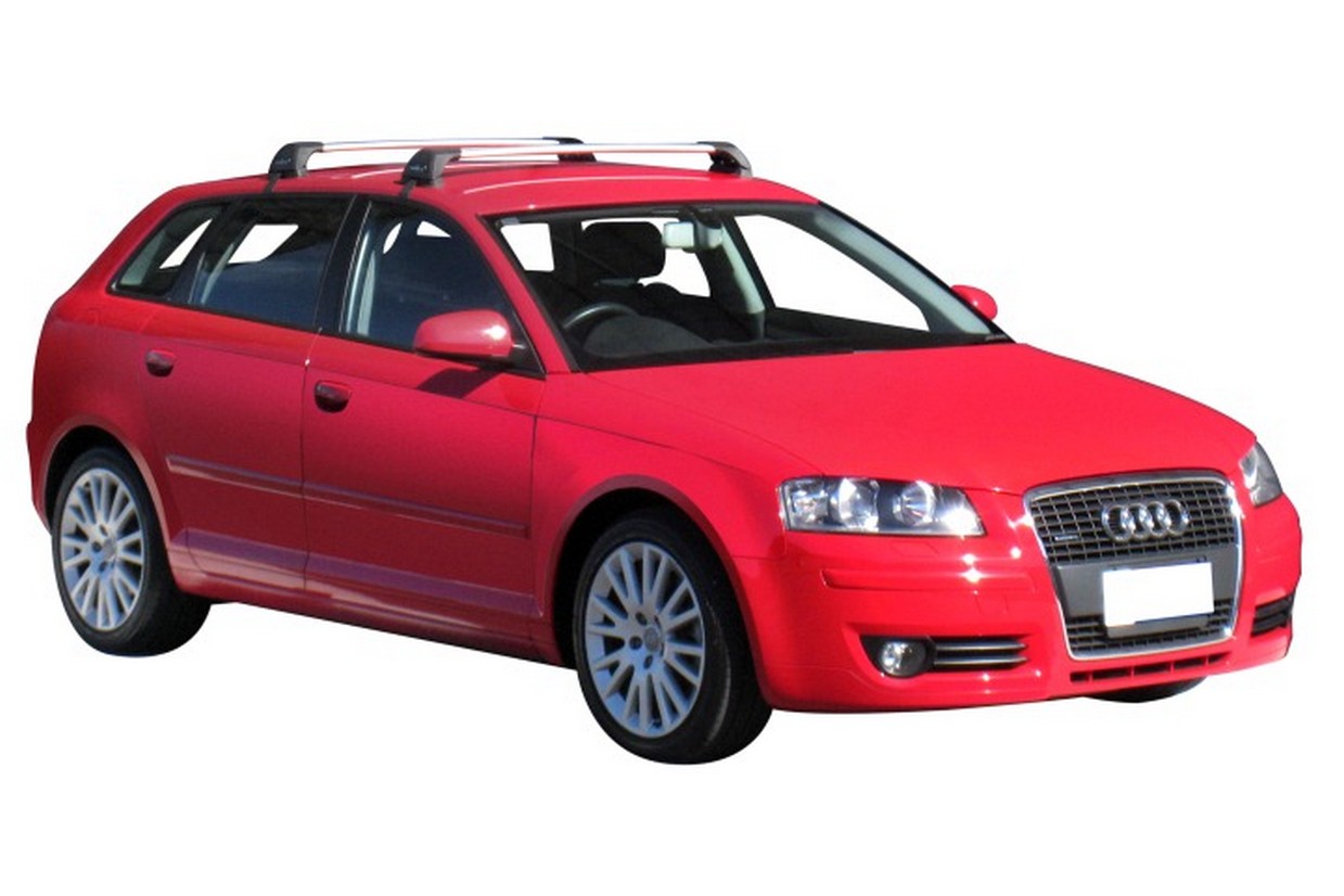 Roof bars Audi A3 Sportback 8P Yakima silver CarParts Expert