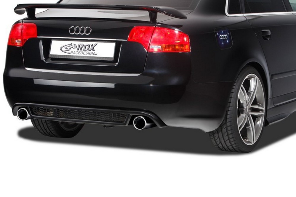 Rear skirt Audi A4 (B7) 2004-2008 4-door saloon PU