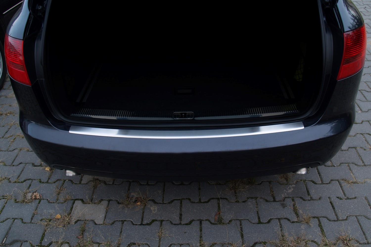 Audi A6 Avant (C6) 2005-2011 rear bumper protector stainless steel (AUD1A6BP) (3)