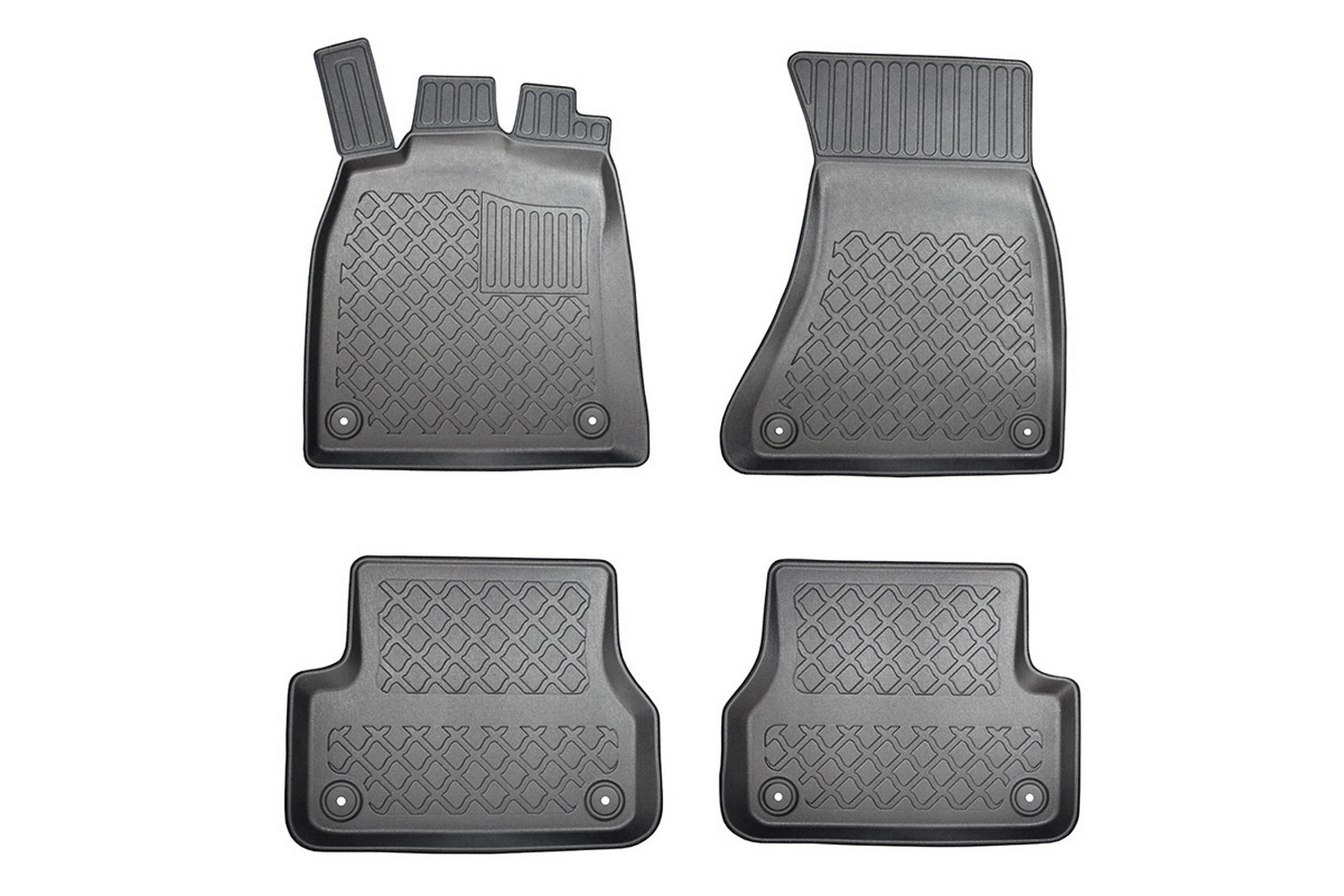 Car mats suitable for Audi A6 (C7) 2011-2018 4-door saloon Guardliner PE/TPE rubber