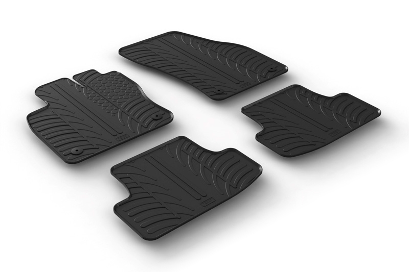 Tapis convient à Audi Q2 (GA) 2016-présent caoutchouc Rubbasol
