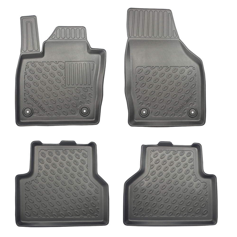 Tapis convient à Audi Q3 (8U) 2011-2018 Cool Liner PE/TPE caoutchouc