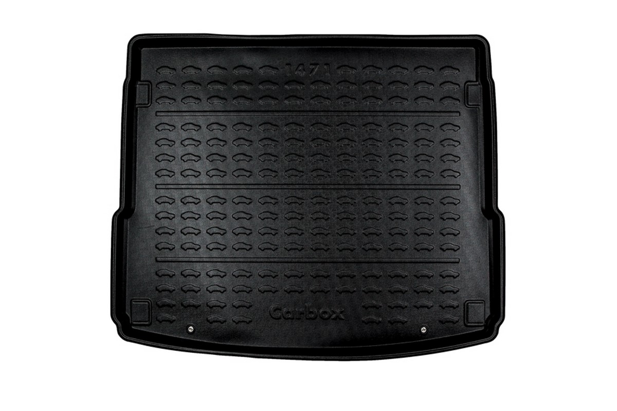Boot mat Audi Q5 (FY) 2017-heden Carbox Form PE rubber - zwart