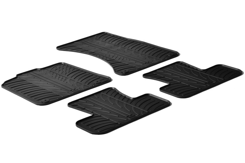 Car mats suitable for Audi Q5 (8R) 2008-2017 Rubbasol rubber