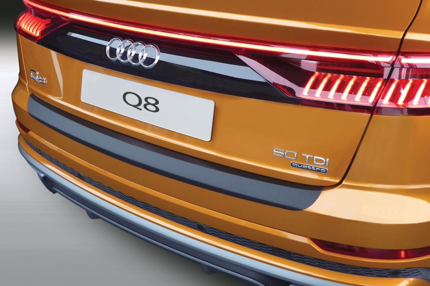Protection de seuil de coffre Audi Q8 (4M) 2018-présent ABS - noir mat