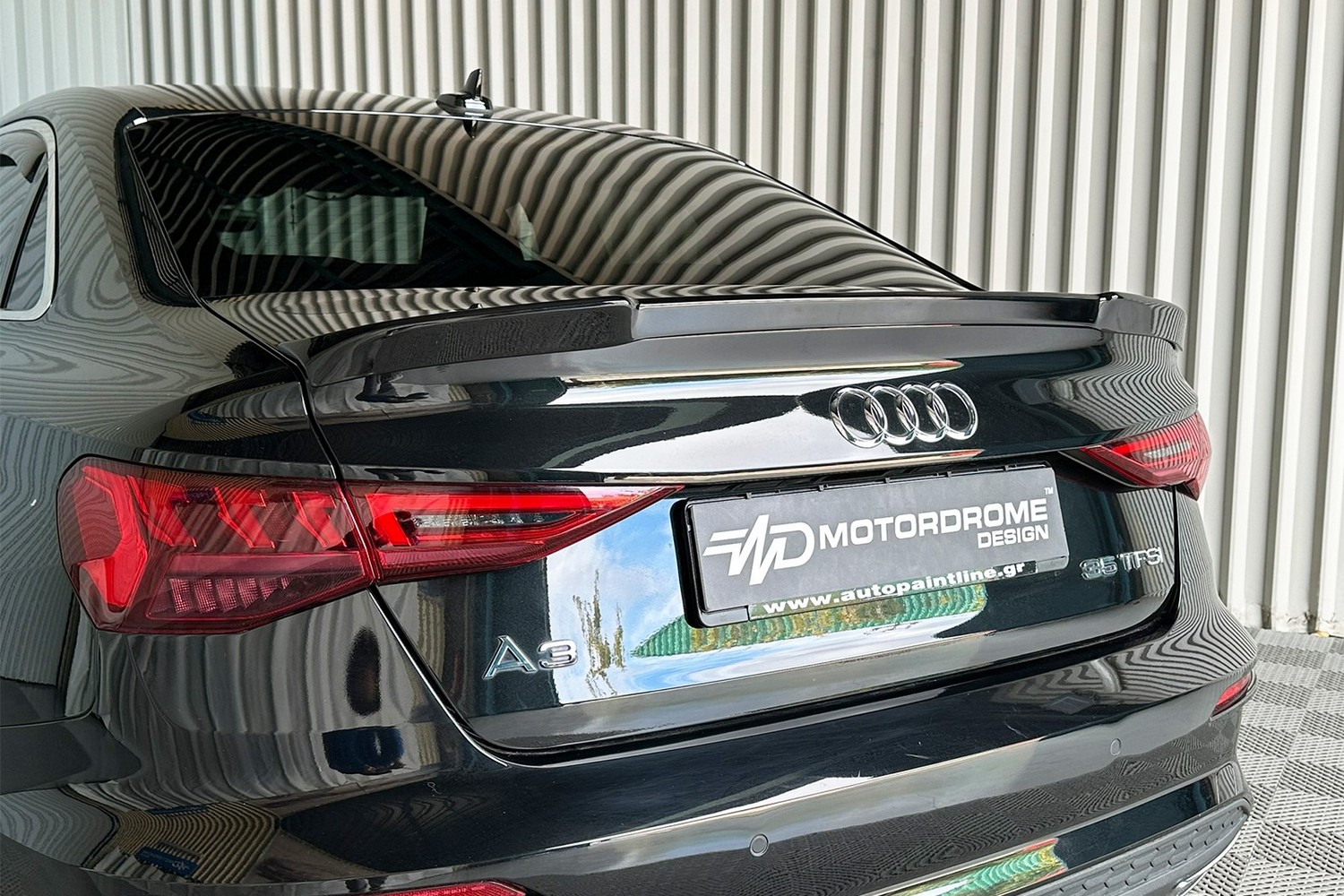 Boot spoiler suitable for Audi A3 Limousine (8Y) 2020-present 4-door saloon