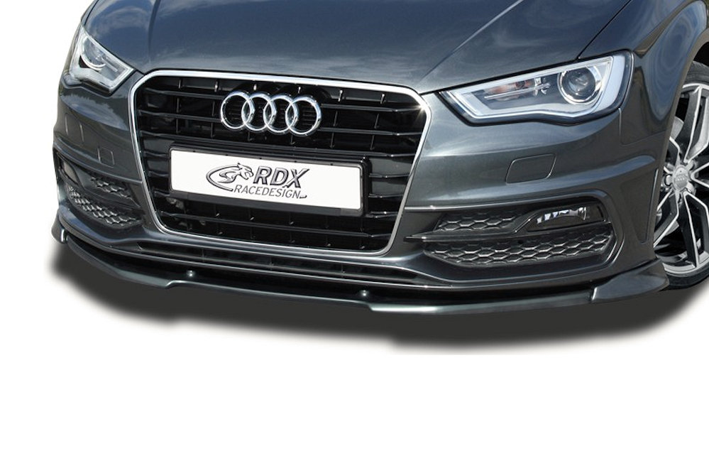 Front spoiler suitable for Audi A3 Cabriolet (8V) 2012-2016 Vario-X PU