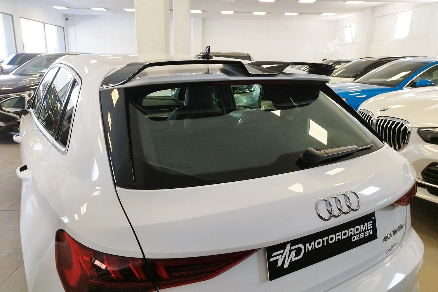 Roof spoiler suitable for Audi A3 Sportback (8Y) 2020-present 5-door hatchback
